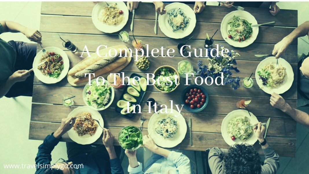 Top 10 Italian dishes
