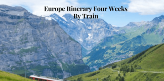 Europe Itinerary 4 weeks by Train Europe by train