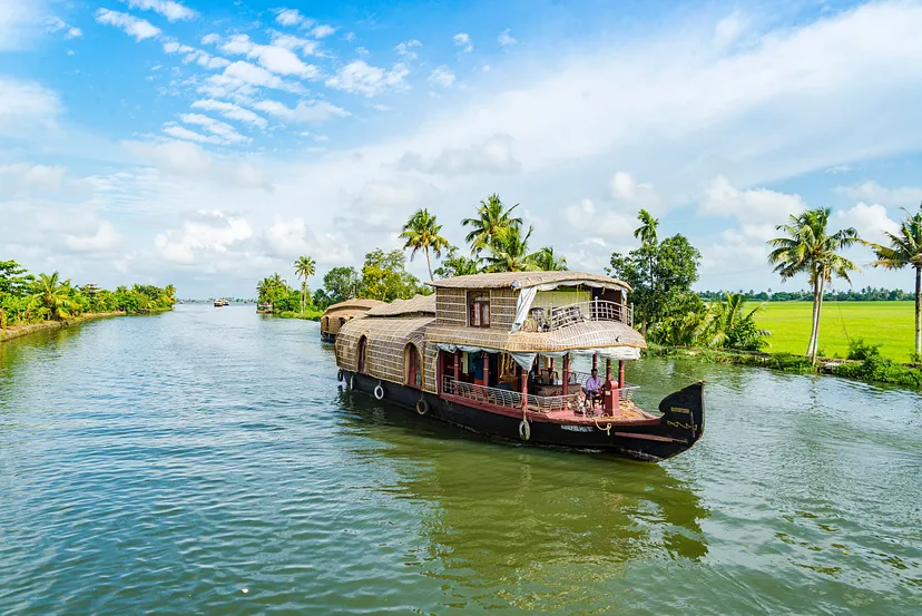 Houseboat on Backwaters